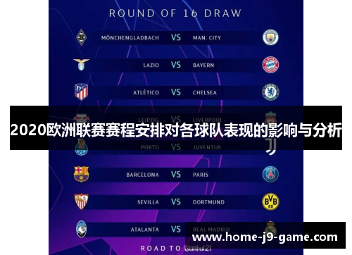 2020欧洲联赛赛程安排对各球队表现的影响与分析 2020欧洲联赛赛程安排对各球队表现的影响与分析