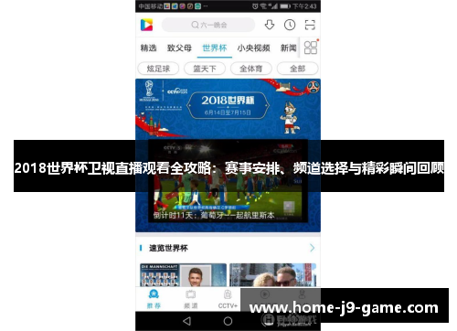 2018世界杯卫视直播观看全攻略:赛事安排、频道选择与精彩瞬间回顾 2018世界杯卫视直播观看全攻略:赛事安排、频道选择与精彩瞬间回顾